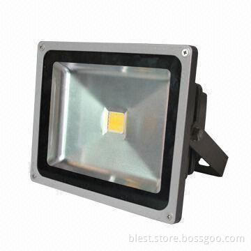 LED Flood Light with 10/20/30/50/70W Power and 85-265V AC Input, IP66 and CE Approved
